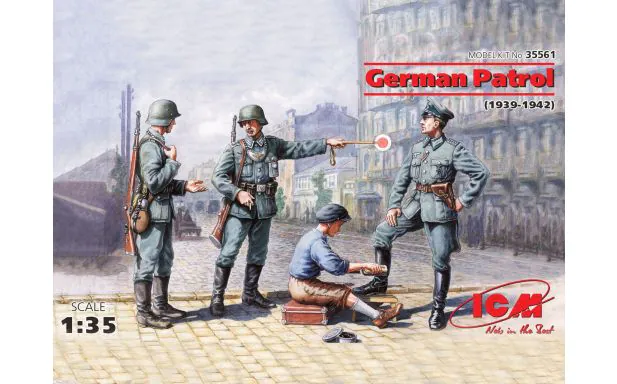 ICM 1:35 - German Patrol (1943-1945) 4 Figs