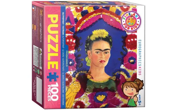 Eurographics Puzzle 100 Pc - Frida Self Portrait Frame