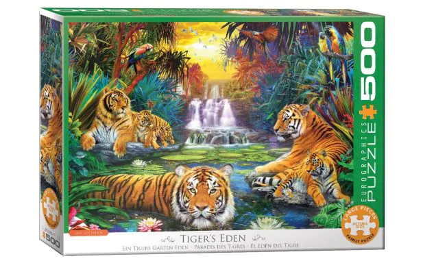 Eurographics Puzzle 500 Pc - Tigers Eden