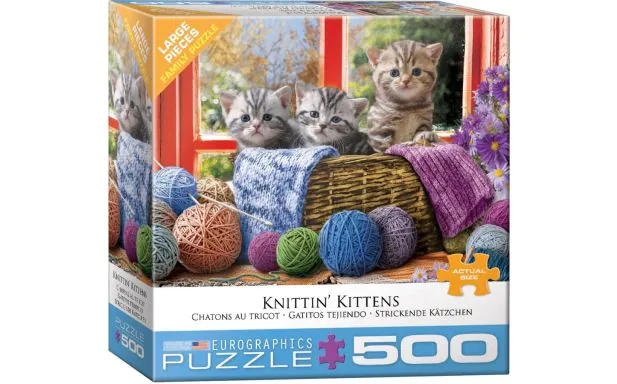 Eurographics Puzzle 500 Pc - Knittin Kittens
