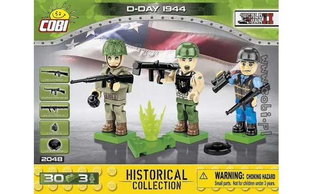 Cobi - Small Army - US Army Figures (3 Figs)